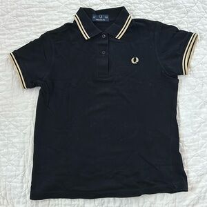 Fred Perry Polo- black and champagne